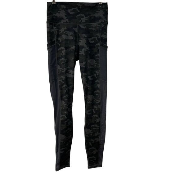 Fabletics On The Go PowerHold High Waisted Tonal Camo Pocket Leggings Women's S - Picture 2 of 8